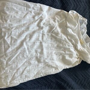 White dress. Cloth and stone. Small. Tags on.